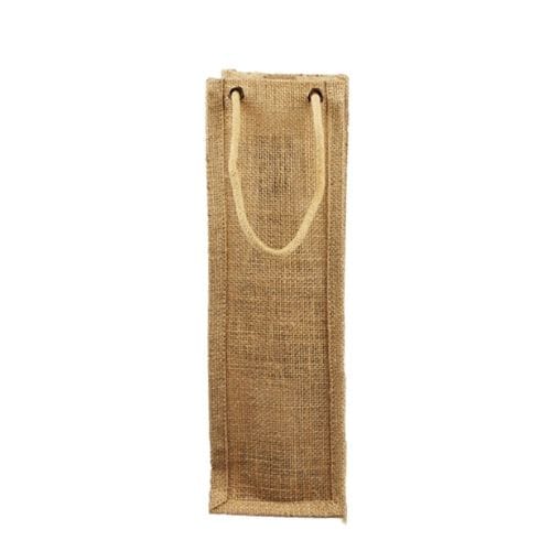 Sac à vin en jute
