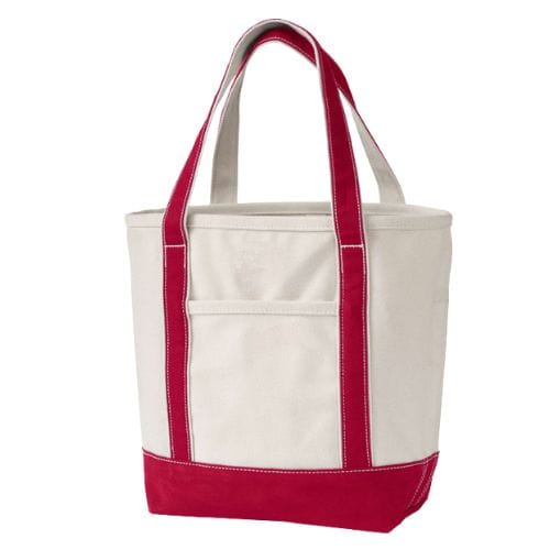 Outer Pocket Custom Tote Bag