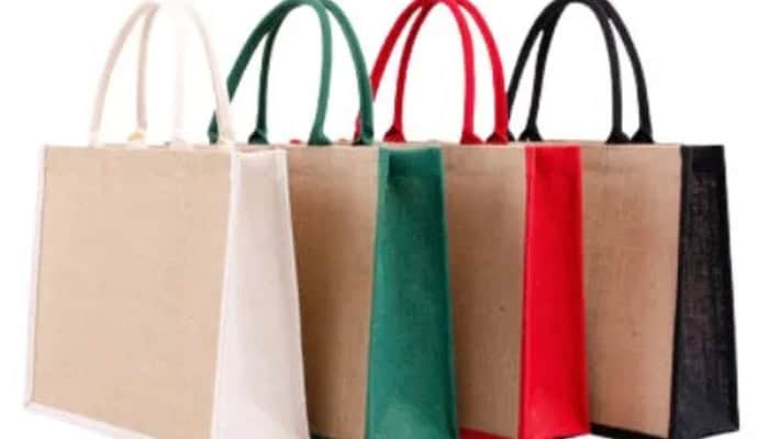 Sac en jute pliable et réutilisable