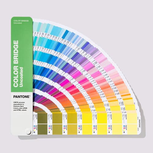 Pantone color card