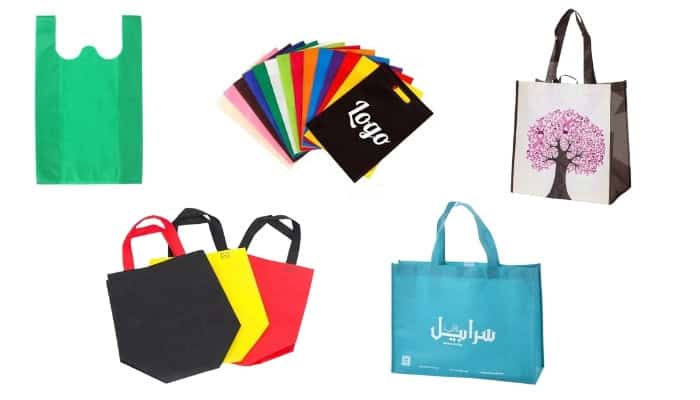 various styles of non woven bags