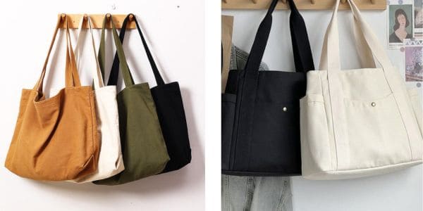 canvas vs. cotton tote bag