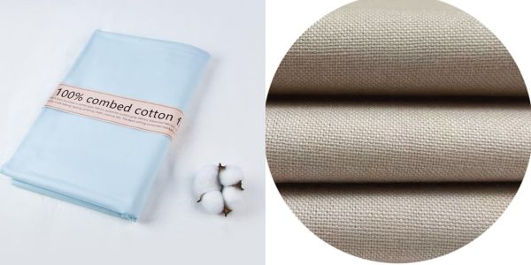 difference between canvas and cotton fabric