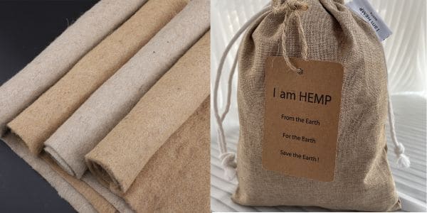 hemp grocery shopping bags