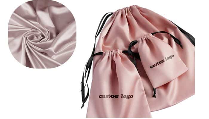 silk bags for luxury store