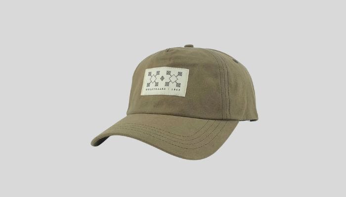 waxed canvas baseball cap