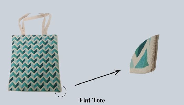 Flat Tote Bag