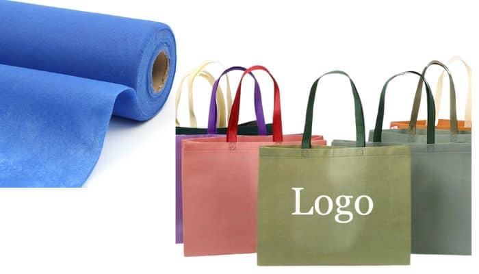 Non-woven fabric bags in various colors for for promotional events