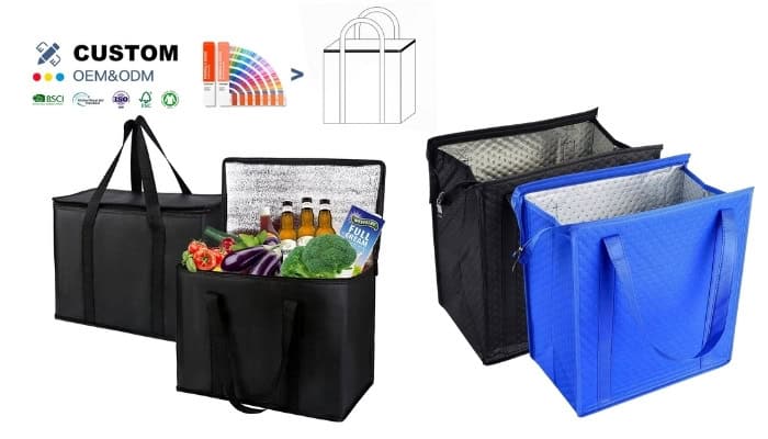 reusable insulated grocery bags