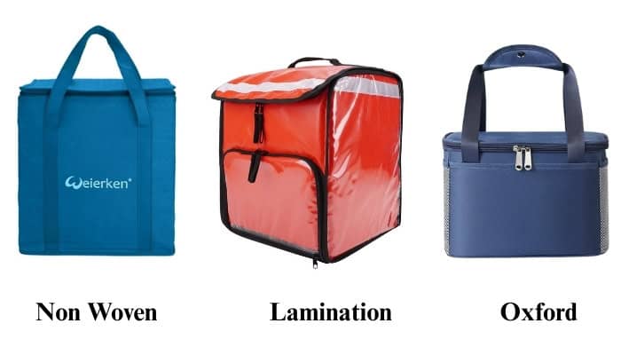 selecting the cooler bag material for your needs