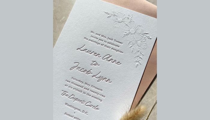 Embossing and debossing