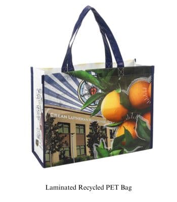 laminated recycled PET bag
