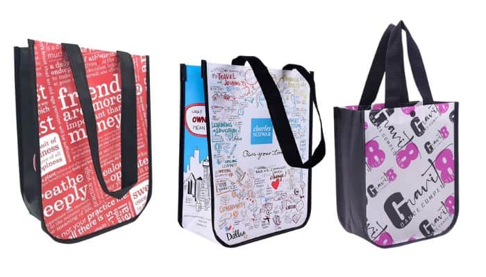 Lululemon shopping bags