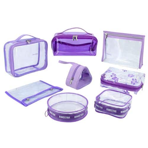 clear cosmetic makeup bag