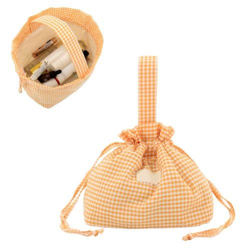drawstring cosmetic bag