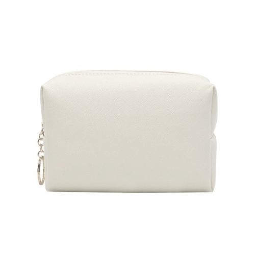 white makeup bag