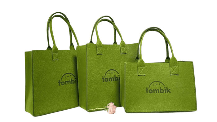 felt tote bags