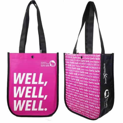 Custom laminated grocery bags