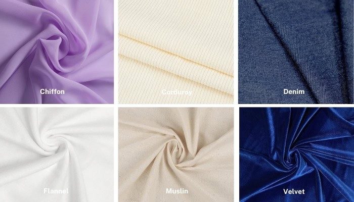 Types of woven fabric