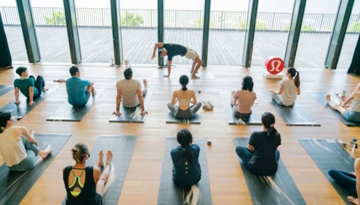 yoga lululemon class