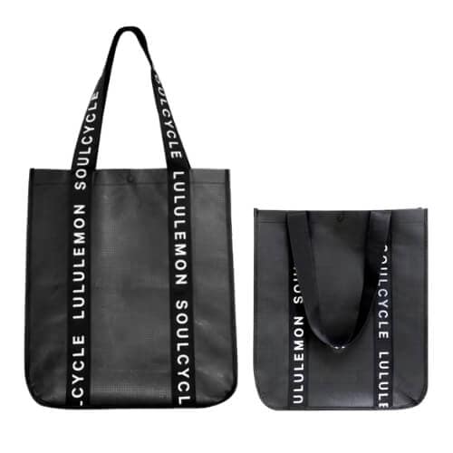 matte laminated tote bag