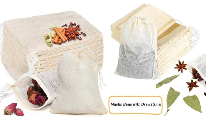 muslin bags