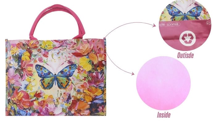 laminated non-woven totes