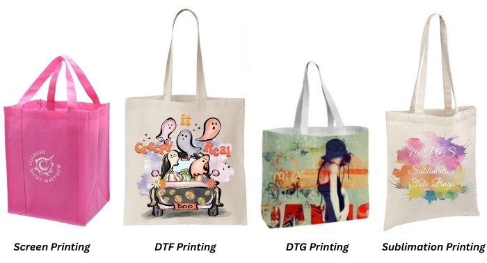 printing methods for tote bags