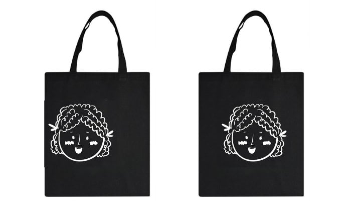 screen printed polyester bags