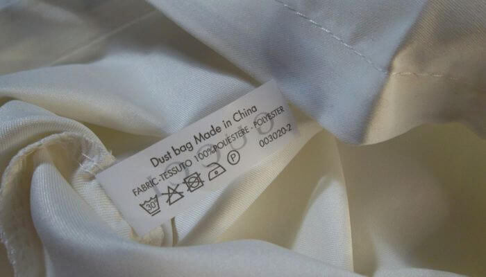 Gucci Satin Dustbag Made in China