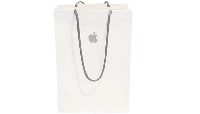 apple paper bag