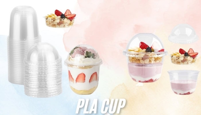 gobelets en plastique transparents
