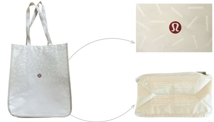lululemon reusable shopping bag
