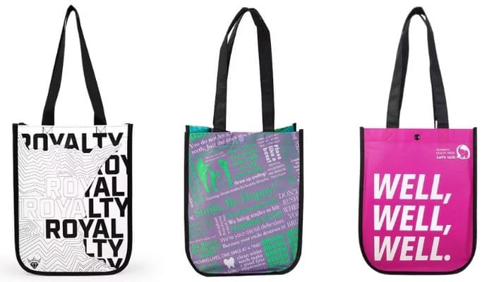 lululemon style reusable bags