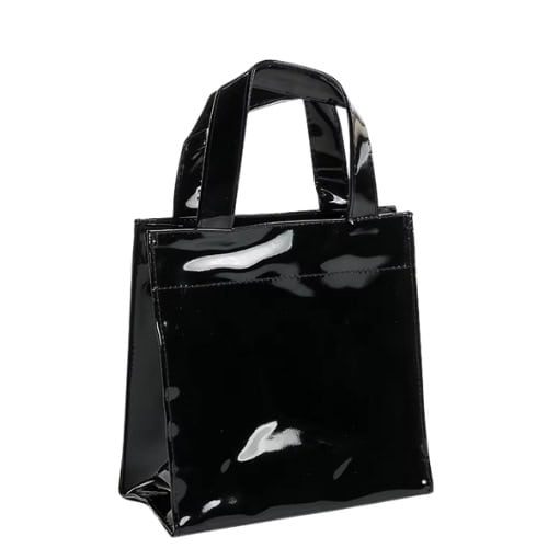 Black Glossy PVC Bag