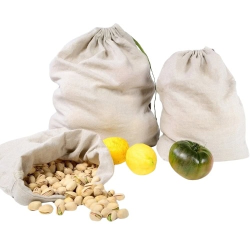 Eco-Friendly Linen Produce Bags