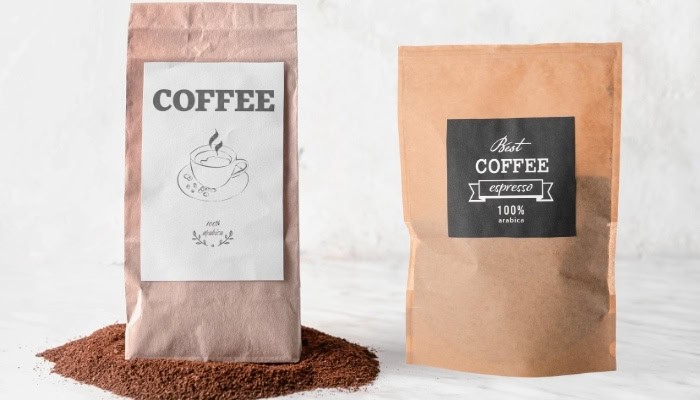 ground coffee packaging