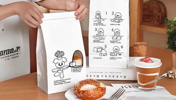 takeaway bags for food and beverage