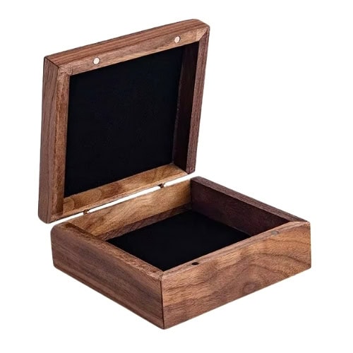 Wooden Hinged Lid Box