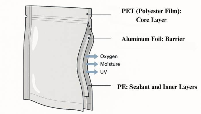 what are mylar bag made of