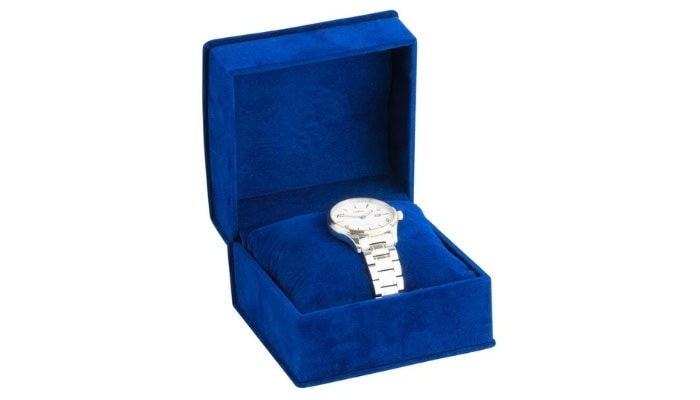 Suede Watch Box