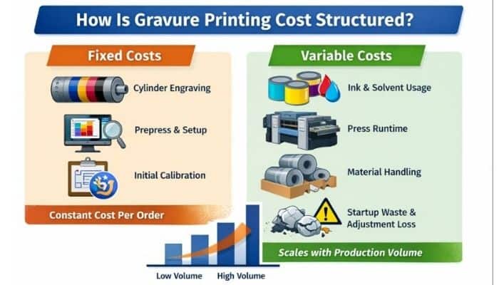 gravure printing cost