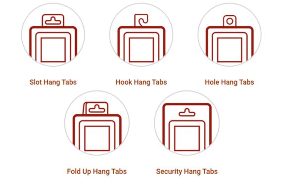 hanger designs for blister card packaging