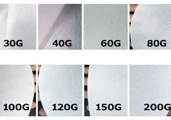 non woven material thickness