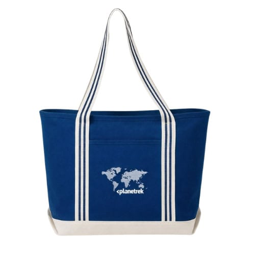 Cotton Canvas Boat Tote