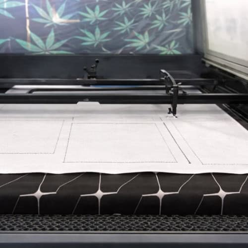 cutting cotton fabric