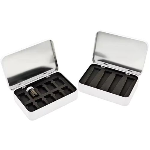 Hinged Lid Tin Boxes