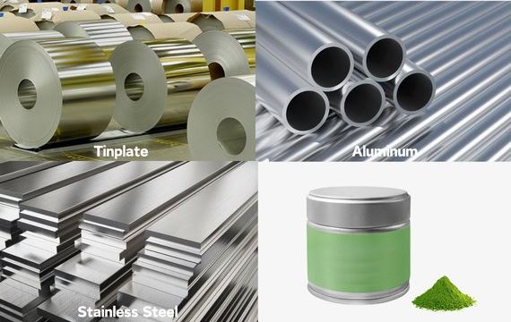 Material Options for Matcha Tins