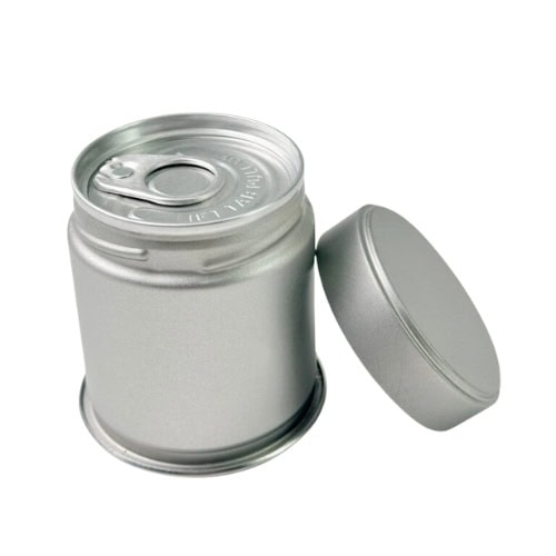 Pull-Tab Lid Matcha Tea Canisters