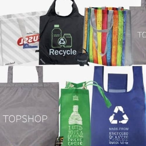 recycled reusable bags